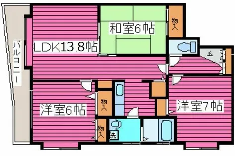 エクシード35【5階】の間取り