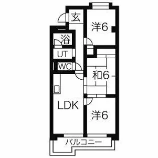 ハイツ桜台【4階】の間取り