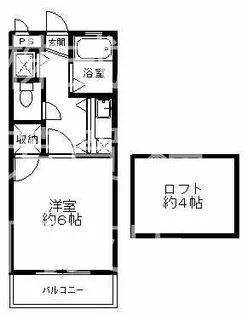 パークタウン荒戸【203号室】の間取り