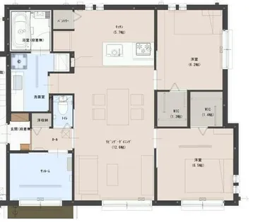 カーサリヴァージュⅡ【2階】の間取り