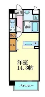 OA FLAT西延末【3階】の間取り