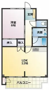 白河ハイツ【3階】の間取り
