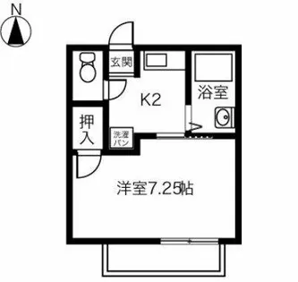 ハイツロゼア【202号室】の間取り