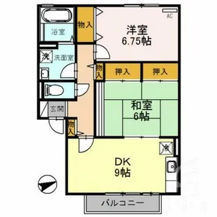 ソフィアドミール【2階】の間取り