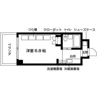 ジュネスコート桜山【10階】の間取り