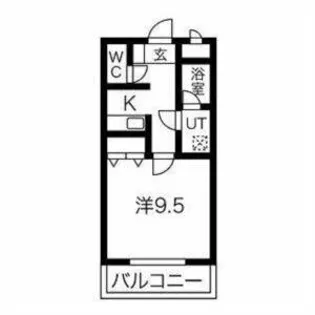 エルム塩付【1階】の間取り