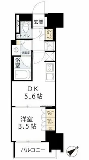 ザ・パークハビオ都島テラス【11階】の間取り