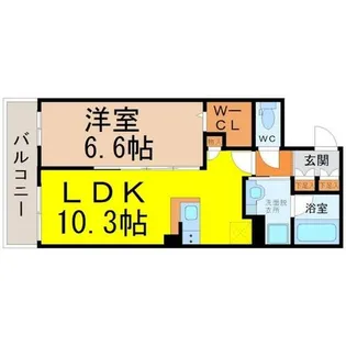 JMFレジデンス名駅南【5階】の間取り