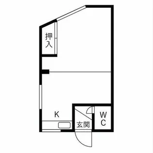 ハタコーポラス【1階】の間取り
