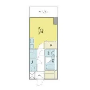 ベレーサ築地口ステーションタワー【9階】の間取り