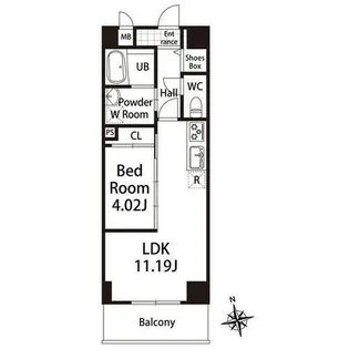GRANDUKE東桜【7階】の間取り