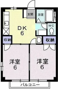 ファミールコートⅢ【1階】の間取り