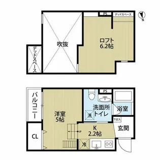 兵庫県尼崎市立花町4丁目【アパート】の間取り