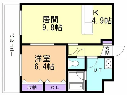 アーバンプラザ【102号室】の間取り