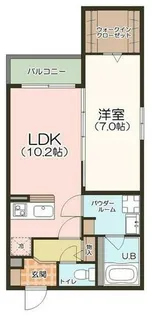 ニンフェンブルグ堀田【1階】の間取り