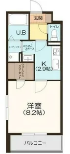 ボヌール新栄【2階】の間取り