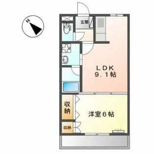 トップハイツ ドイ【2階】の間取り