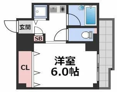 片町コート【7階】の間取り