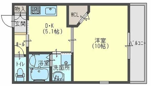 FuMoSe大領【3階】の間取り
