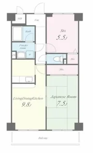 サンクレスト28【6階】の間取り