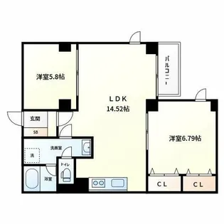 カサビアンカ【4階】の間取り