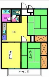 モアクレスト綾園【2階】の間取り