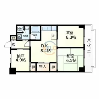 ヒルブリッジヒルNo.2【4階】の間取り