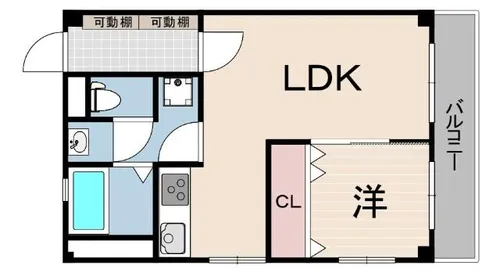 神装コーポ【3階】の間取り