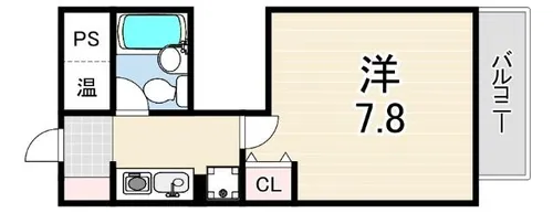 アスライフ湊川公園【7階】の間取り