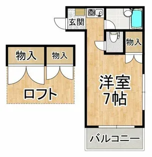 アプティ2番館【3階】の間取り