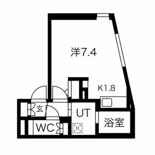 WELL COURT CHIYODA【2階】の間取り