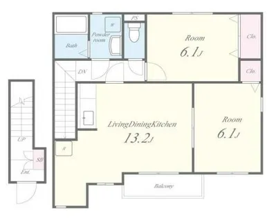 パストラル・ドミール【2階】の間取り