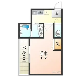 フジパレス住ノ江駅南Ⅲ番館【1階】の間取り