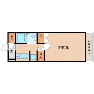 ソシエ立花【5階】の間取り