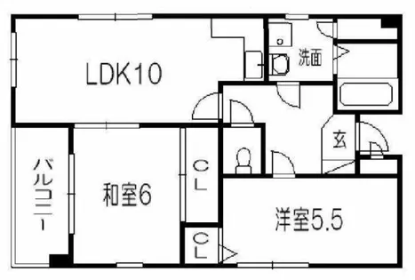 LOFTY上町【9階】の間取り