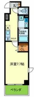 ブランシュ京橋【2階】の間取り