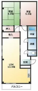 ルミエールF【3階】の間取り
