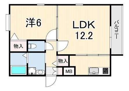夢野町レジデンス【2階】の間取り