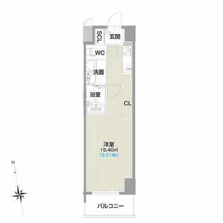 フォルティス今池【8階】の間取り