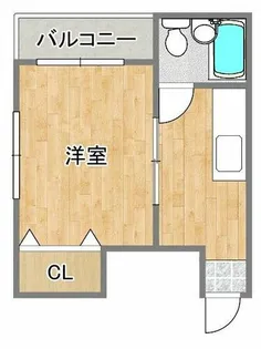 京橋ハイツ小川【1階】の間取り