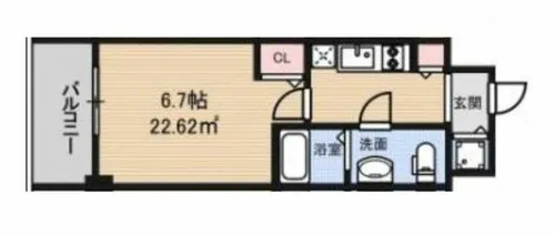 S-RESIDENCE北浜【12階】の間取り