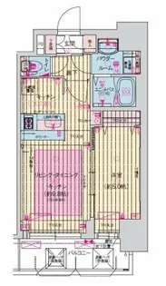 プレサンス扇町駅前【11階】の間取り
