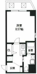 インベスト本町WEST【3階】の間取り