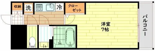 S-RESIDENCE都島【6階】の間取り