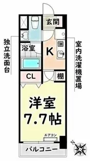 愛知県名古屋市南区西桜町【マンション】の間取り