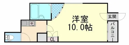 YSエスポワール【1階】の間取り