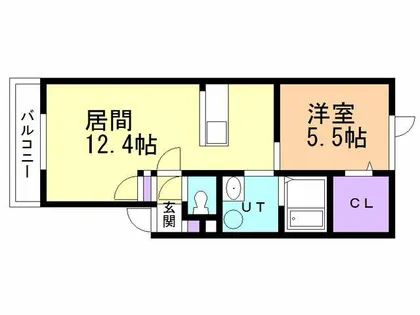 ラフィーネ東町5【203号室】の間取り