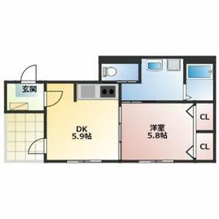 Port Terrace【1階】の間取り