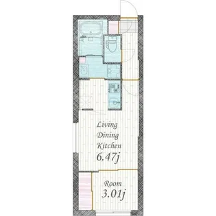 quador御器所NOIR【2階】の間取り