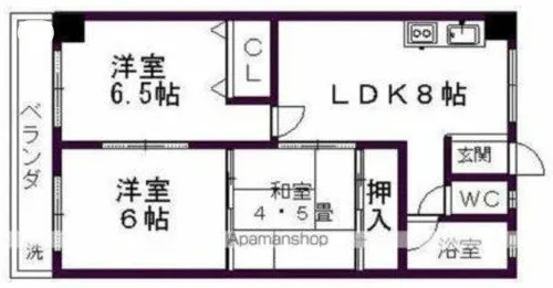 田中ビル【2階】の間取り